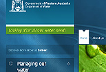 Water Corporation — Creative Nature web design project